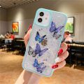 Butterfly Bling Clear Case for iPhone 13 12 11 Pro X XS Max XR 6 7 8 Plus Glitter Case,Cute Butterflies Design Soft Slip Resistant Protective Phone Case Cover casing iphone 11 case iphone 13 pro max casing iphone case.