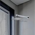 6x6 inch Square Rain Shower Head With 15 inches Long Solid SS Square Pipe - Complete Shower Set  / Bathroom shower Set. 
