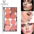 8 Colors MISS ROSE Blush Palette Face Mineral Pigment Palette Blusher Powder Professional face Makeup Blush Contour Shadow.