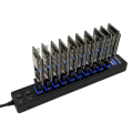 NerdMiner Hub 550KH/S Solo Miner 10x55K Miner Combo Kit Bitcoin BTC Miner Asic Mining Crypto Mining Station.
