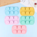 Fruit Shaped Silicone Mold 6 Holes Lemon Shaped Silicone Mold DIY Soap Mold Fondant Chocolate Mould Cake Pudding Baking Mold Luolong.