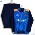 Dhaka Capaitals Full Sleeve Polo Cricket Jersey For Men - BPL Long Sleeve Collar Polo Jersey - Dhaka Jersey 2026. 