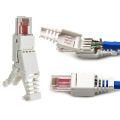 Multiple RJ45 Tool-less CAT6 Unshielded Crystal Head Plug Pressure Free UTP Network Connectors Ethernet Cable No Crimp. 