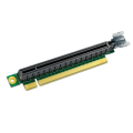 PCIE 16X Riser Card Adapter PCI Express 3.0 PCI-E to PCI-E 16X Slot Converter 90 Degree Connectors for 1U Server Easy Install Easy to Use. 