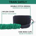 Speed and Agility Training Leg Resistance Bands Bonus Thigh Straps for Fitness Leg Strength Workout Football Running Training. 