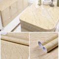 Marble Pattern Stickers 200x60CM Self Adhesive  Waterproof Kitchen Furniture Renovation Wallpaper - Sticker. 