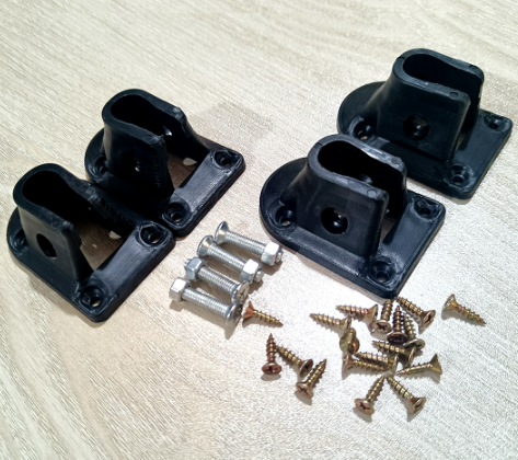 Connector/Leg Brackets of Portable and Foldable Laptop Table