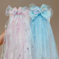Children's veil girl super fairy birthday crown hair ornament baby princess dress tiara little girl photo shoot hairpin hairpin.