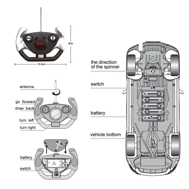 R/C%20Car%20BMW%20X6%201:14%20Scale%20Radio%20Remote%20Control%20Car%20White%20-%20Image%205