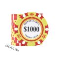 High quality clay and embedded iron sheet material make these poker chips durable and perfect for any game.. 