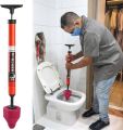 High Pressure Toilet Unblock Shot Toilet Plunger Drain Clog Remover, Toilet Plunger Kit High Pressure Air Drain Clog Remover Plumbing Tool for Bathroom Kitchen Bathtub. 