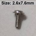 10Pcs- CHINA M2.6 Round Head Screws M2.6×9.5mm Stainless Steel Round Cro-ss Pan Head Machine Screw Bolts Self Tapping Plain End M2.6 Crosshead Screws. 