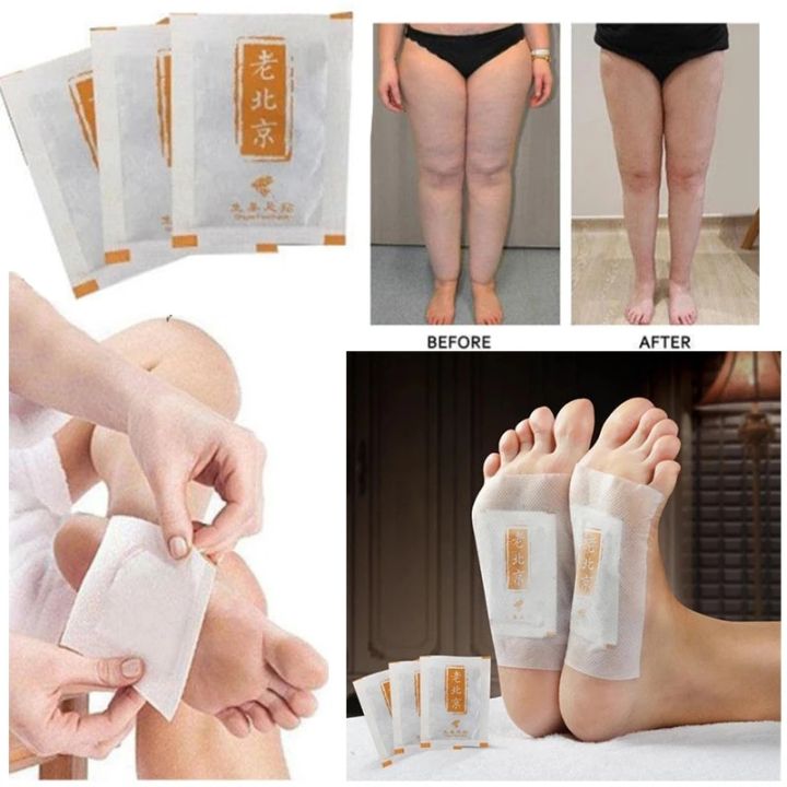 10/60pcs Ginger Revitalizing Detox Foot P-atch Loss W-eight Foot Patch Anti-swelling Detox Old Ginger Foot S-ticker