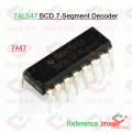 7447 SN74HC47N 74HC47 74LS47 Decoder IC Dual In Package DIP 16 Pin IC Electrical Circuitry & Parts. 