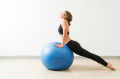 Gym Exercise Ball with Pumper For Body Fitness yoga Ball (75 cm)- Premium Quality. 