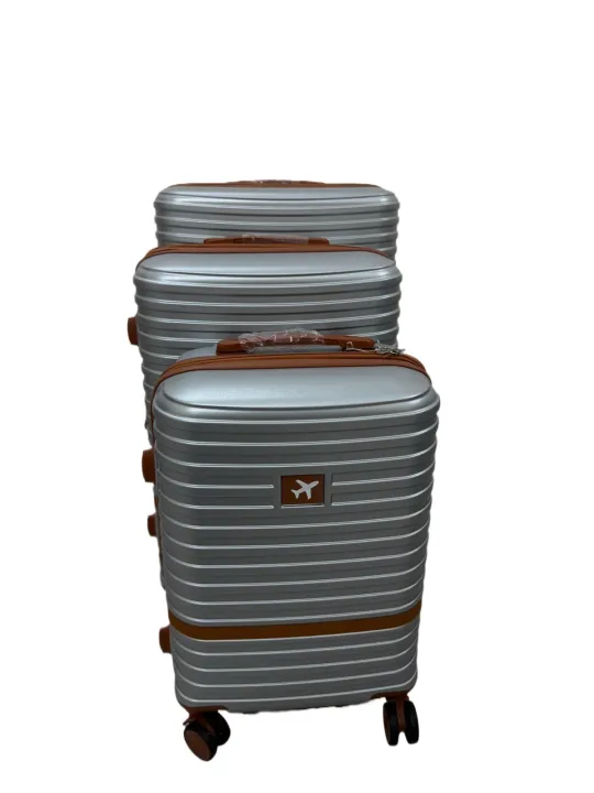 Voyager%20Elite%20Hard-Shell%20Luggage%20-%20Silver%20&%20Brown%20-%20Image%202