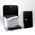 Small File Wallet Receipt Folder A6 Accordion Folder 7-layer 13-layer File Case Waterproof with Self-adhesive Index Tabs. 