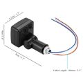 220V Mini Human Body Infrared Sensor Infrared Body Sensor Black. 