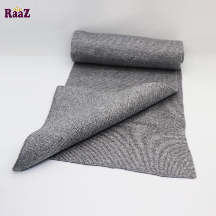 Grey%20Knitted%20Fabrics%20Zigzag%20Design%20Premium%20Scarf%20Muffler%20-%20Maflar%20For%20Men%20-%20Image%202