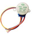 12V Stepper Motor 12V 28BYJ-48 4 Phase 5 Wires Programmable Small Reduction Gear Stepper Motor Compatible With Arduino DIY 3D Printer Parts 12V Gear Motor. 