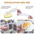 Heavy-Duty Dish-Washing Stick Sponge, Dish-Washing Sponge with Handle, Non-Scratching and Reusable Dish Sink(18 PCS). 