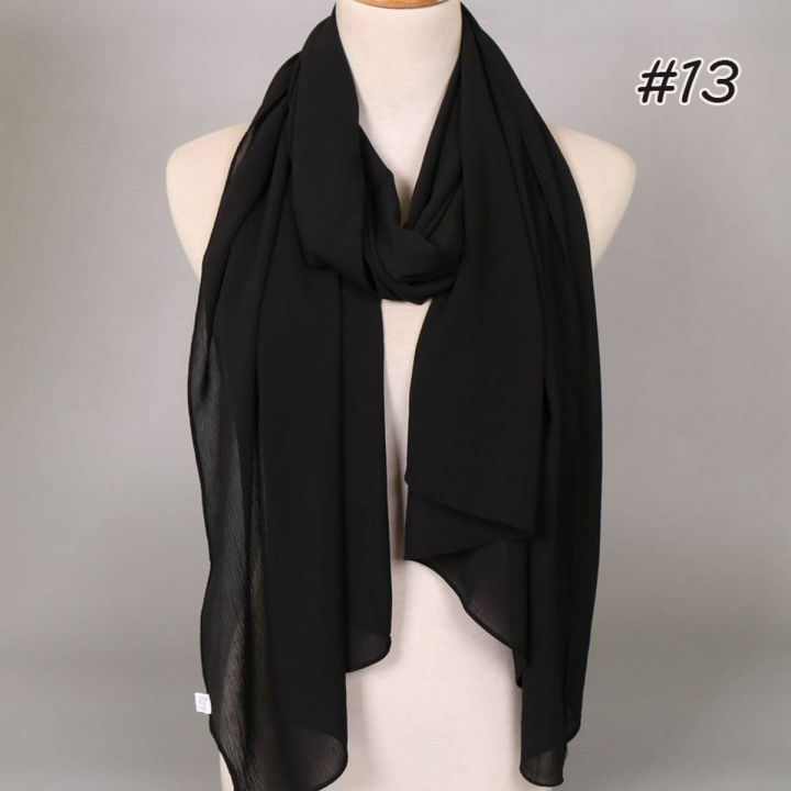 Exclusive Colour 1Pcs Crinkle Hijab for Women