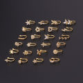 1 Pc Trendy Copper Butterfly Nose Pin for Women/ Flower Copper Zirconia Non Piercing Nose Cuffs for Women Simple - Ear Clip for Women 2025.