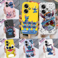 For Redmi 13C 5G 13R Phone Case Soft Silicone Shockproof Super cute Stitch Love Cover For Xiaomi Redmi 13 C Redmi13C 5G Shell.