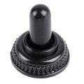 【Limited Time Only】 10PCS Waterproof Black Electrical Switch Covers 6mm Waterproof Rocker Mini Screw Switch Covers.
