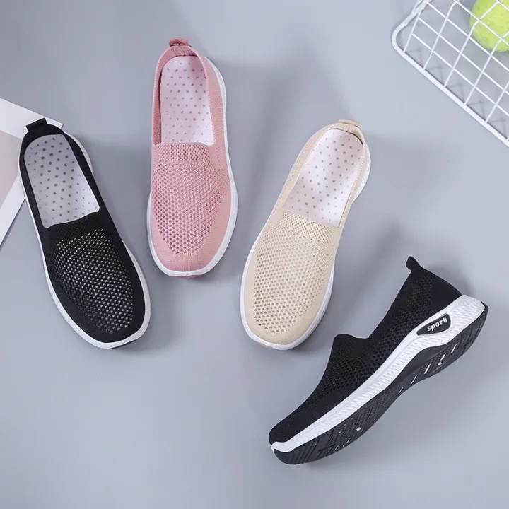 Women's%20Shoes%20Summer%20Comfort%20Plus%20Size%20Ladies%20Mesh%20Breathable%20Sneaker%20Socks%20Women%20Light%20Casual%20Sports%20Shoes%20Flat%20Women%20Loafers%20-%20Image%204