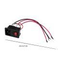 3D Printer Accessories Power Switch Socket Module 220V/110V 10A with Fuse. 