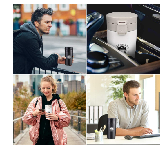 Aider Coffee Mug Double Wall Stainless Steel Tumbler Vacuum Flask ...