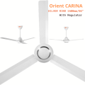Orient CARINA 1400MM / 56" Ceiling Fan [Silver Ring] KDK model India. 