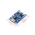 TP4056 Micro USB Input Dual Protection Lithium/ Li-po Battery Charger Module (3 Pieces).