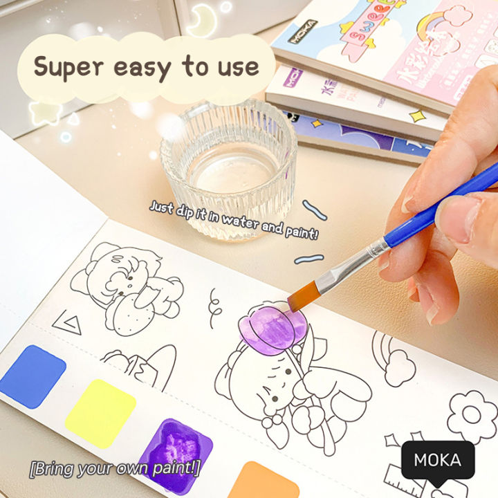 Kindergarten%20Kids%20Gift%20Children's%20Watercolor%20Coloring%20Book%20Sticky%20Note%20Graffiti%20Portable%20Water%20Painting%20Book%20With%20Watercolor%20Pen%20AITENG%20-%20Image%204