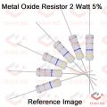 Metal Oxide Resistor 470 Ohm 2W-25Pcs.