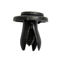 Fastener Push Pin Clips Push Pin Clip Black Accessories 6mm Hole Dia Plastic New. 