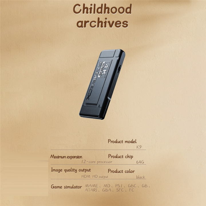 FORIDE%20K9%204K%20Game%20Stick%20TV%20Video%20Game%20Console%2032G%2010000+Games%202.4G%20Wireless%20Controller%20Dual%20Player%20for%20PS1,GB,%20Simulator%20-%20Image%204
