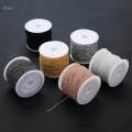 2 Roll O Shape Jewelry Making Chain 20 Yard Necklace Bracelet Extender Chain 2mm.