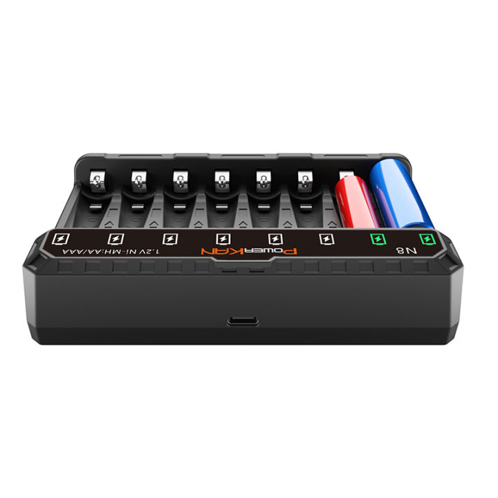 POWERKAN%20N8%20Battery%20Charger%20LED%20can%20be%20independently%20used%20for%208%201.2V%20Ni-MH/Cd%20AA%20AAA%20rechargeable%20batteries%20USB%205V%202A%20Type-C%20-%20Image%203