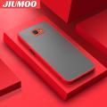 JIUMOO For Samsung J5 2015 Samsung J5008 Samsung J5009 Case Transparent Back Cover Lens Camera Protect Phone Case Edge Full Cover Casing Frosting Hard Cases Fall protection sleeve. 