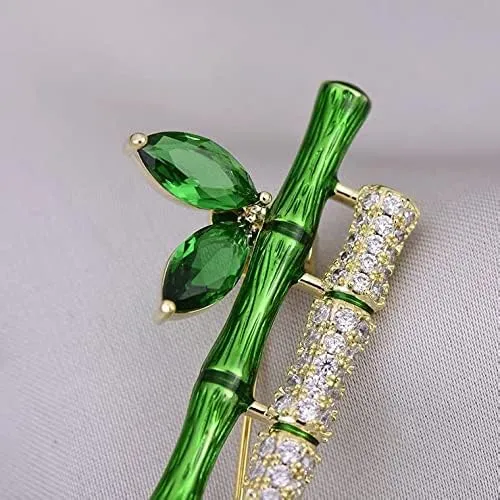 hijab%20pin%20green%20bamboo%20Brooches%20Pin%20Fashion%20Brooch%20Women's%20Pin%20Sweater%20Suit%20Accessories%20Jewelry%20Accessories%20Party%20Gifts%20Brooch%20-%20Image%202