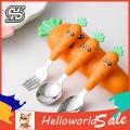 HelloWorld Carrot Cutlery Fine Workmanship Smooth Surface Mud Scraping Spoon. 