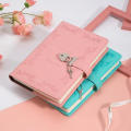 Password Book Password Book With Lock Heart-shaped Notepad. 