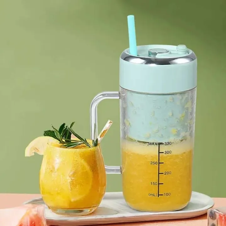 Portable%20mini%20fresh%20electric%20juicer%20blender%20330ml%20Juicer%20with%20handle%20fruit%20mixers%20Smoothie%20Maker%20Portable%20Mixer%20Rechargeable%20Blender%20-%20Image%202