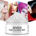 Sevich Hair Color Wax Professional Strong Hold Fashion Disposable Hair Dye Clay Unisex Health for Party Gathering Hair Styling. 