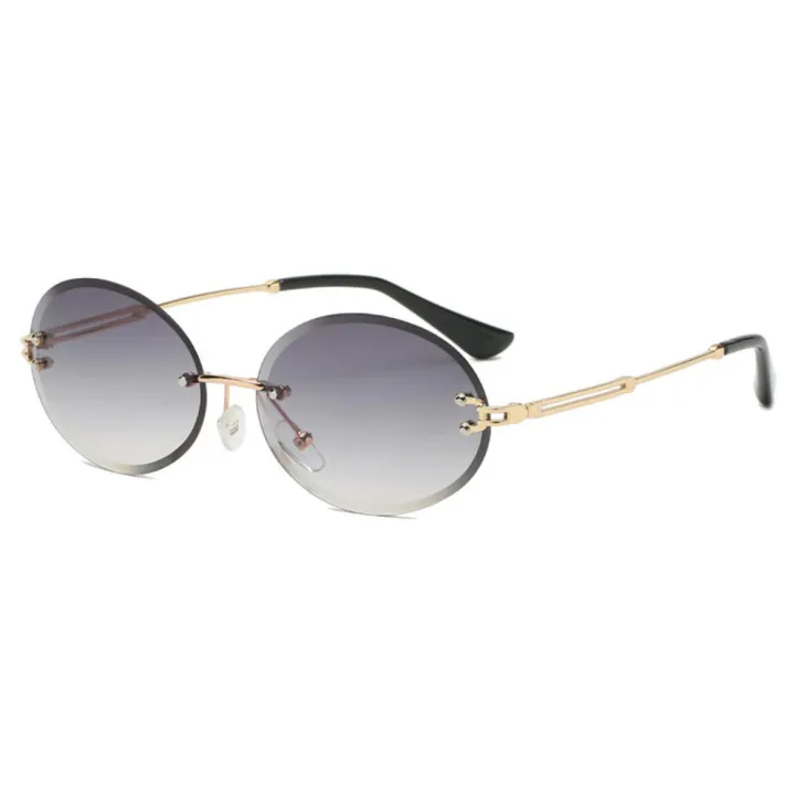 Rimless%20Design%20Oval%20Sunglasses%20Trendy%20Eyewear%20Lightweight%20%20Texture%20Rimless%20Sunglasses%20Retro%20Style%20Oval%20Shaped%20Women's%20Sunglasses%20for%20Casual%20Wear%20Summer%20Accessory%20Street%20Fashion%20Ladies%20Eyewear%20Sun%20-%20Image%207