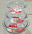 Oven Proof Glass Serving Dish - Transparent 6 Pcs Set..
