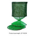 Fishing Net Basket Waterproof Gluing Coating Portable Folding Fishing Casting Trap Dip Net SUS Ring Cage Fishing Tackle.