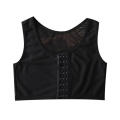 【support】 Binder Corset Chest Hook Vest Tomboy Underwear Women Underwear Flat Chest Vest Summer Short Vest.